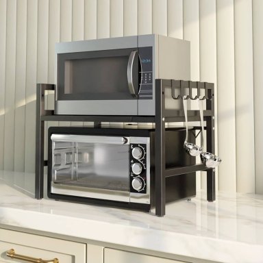 ESTANTE REPISA EXTENSIBLE HORNO MICROONDAS ORGANIZADOR RACK - 1