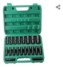 JUEGO DADOS LARGOS DE IMPACTO 8 - 32MM 20 PIEZAS - 1