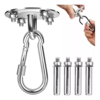 GANCHOS DE TECHO DE SUSPENSION ALTA CALIDAD PARA YOGA HAMACA - 1