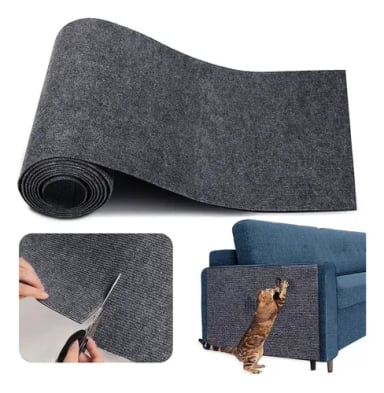 AUTOADHESIVO RASCADOR DE GATOS P/ ESQUINA Y PARED 30×200CM - 1