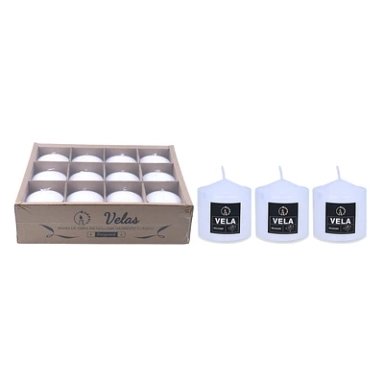 VELA AROMATICA PILAR BLANCO 7*7.5CM - 1