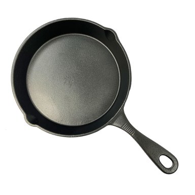 SARTÉN DE HIERRO FUNDIDO DE 35,5 CMS NEGRO, MEDIDA INCLUYE MANGO - 2