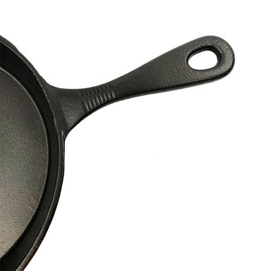 SARTÉN DE HIERRO FUNDIDO DE 35,5 CMS NEGRO, MEDIDA INCLUYE MANGO - 3