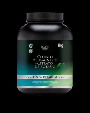 CITRATO DE MAGENSIO + CITRATO DE POTASIO 1 KILO EN POLVO SABOR PROPIO - 2