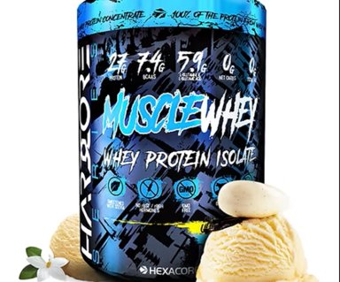 MUSCLE WHEY HEXACORE 4.8 LIBRAS 64 PORCIONES. VAINILLA - 1