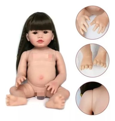 MUÑECA BEBÉ REBORN REALISTA DE SILICONA - 5