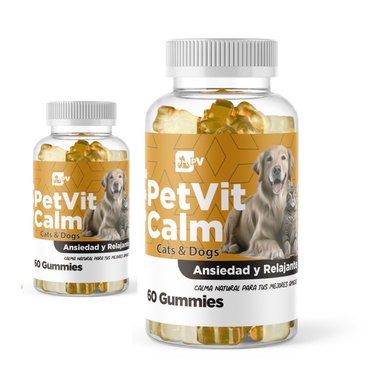 PACK PETVIT CALM SUPLEMENTO NATURAL PARA PERROS Y GATOS CALMA NATURAL - 1