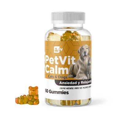 PACK PETVIT CALM SUPLEMENTO NATURAL PARA PERROS Y GATOS CALMA NATURAL - 4