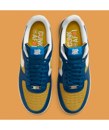 APATILLAS NIKE AIR FORCE 1 X UNDEFEATED AZUL - 3