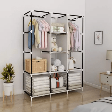 ARMARIO CLOSET ROPERO ARMABLE GRANDE 175X45X130CM MORADO - 5