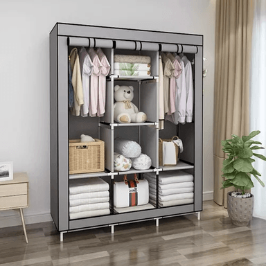 ARMARIO CLOSET ROPERO ARMABLE GRANDE 175X45X130CM MORADO - 6