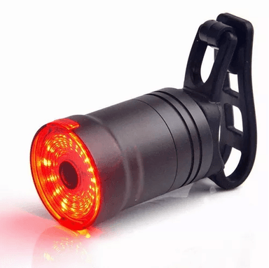 LUZ DE BICICLETA LED CON SENSOR DE FRENO, RECARGABLE POR USB, IPX6 - 2