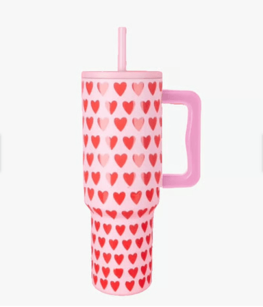 VASO TÉRMICO MUG, 1200 LT, ACERO INOXIDABLE, CORAZONES - 1