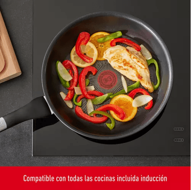 SARTÉN TEFAL G2550702 DE 30 CM, UNLIMITED, COLOR EN COLOR NEGRO - 6