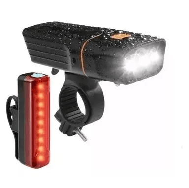 LUZ DE BICICLETA IMPERMEABLE, RECARGABLE, TRASERA, 1000 LM - 1