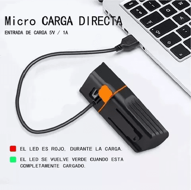 LUZ DE BICICLETA IMPERMEABLE, RECARGABLE, TRASERA, 1000 LM - 3