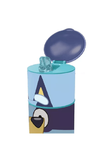 BOTELLA INFANTIL BLUEY 350ML 1052 PLAYKING, COLOR AGUA - 1