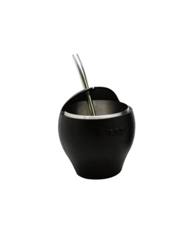 SET DE MATE Y TERMO BALA KEEP, COLOR NEGRO - 3