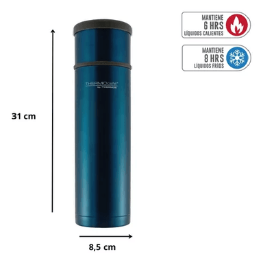 TERMO LÍQUIDO, ACERO INOXIDABLE, AZUL, 1 L, THERMOS - 2