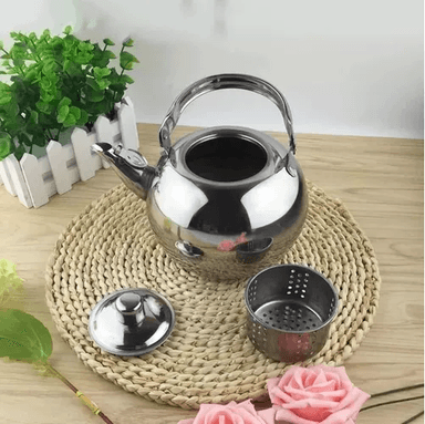 TETERA DE 600 ML DE ACERO INOXIDABLE CON FILTRO PARA TÉ - 3