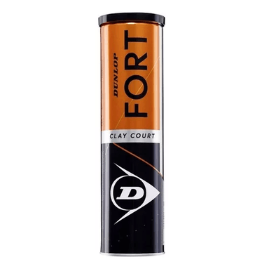 TARRO DE PELOTAS DE TENIS DUNLOP FORT CLAY, X4 - 2
