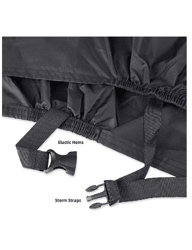 CARPA COBERTOR FUNDA PARA BICICLETA IMPERMEABLE 110X200 CM - 3