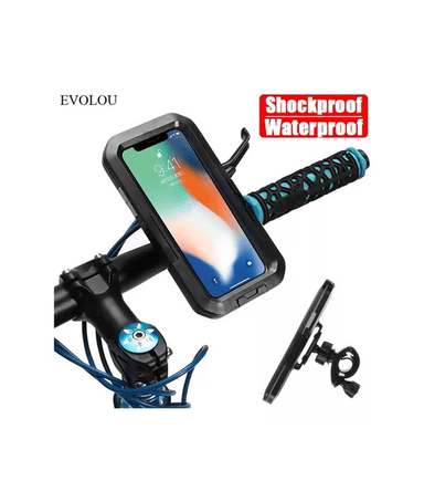 SOPORTE PARA MOTO O BICICLETA, A PRUEBA DE AGUA MAGNÉTICO, COLOR EN COLOR NEGRO - 1
