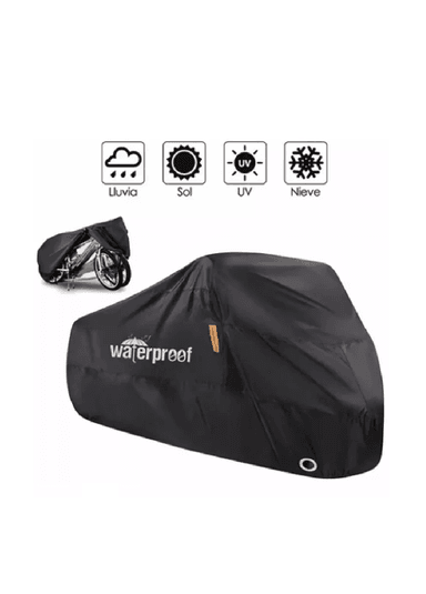 COBERTOR FUNDA CUBRE BICICLETA IMPERMEABLE PROTECTOR 110X200 - 2