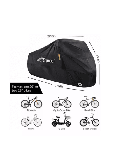 COBERTOR FUNDA CUBRE BICICLETA IMPERMEABLE PROTECTOR 110X200 - 5