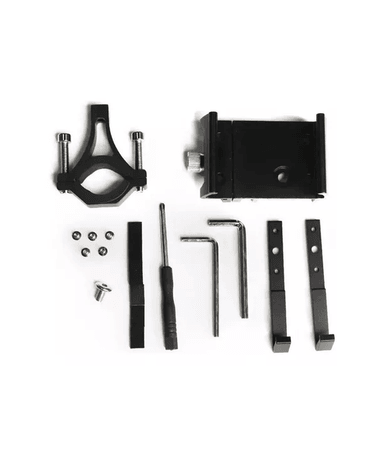 PORTA SMARTPHONE CELULAR METÁLICO PARA MOTO Y BICICLETA, COLOR EN COLOR NEGRO - 5