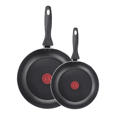 SET DE 2 SARTENES EASY COOK TEFAL, 24 CM Y 30 CM, ALUMINIO, COLOR EN COLOR NEGRO - 1
