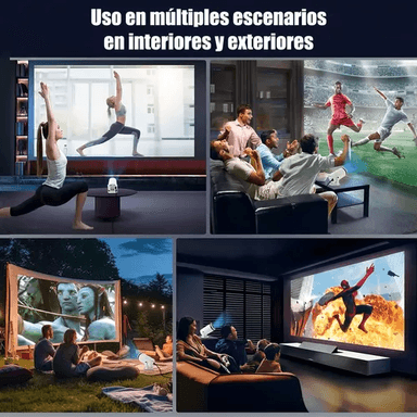 PROYECTOR MINI PORTÁTIL PROFESIONAL 4K HD LED 1080P 9000 LM - 7
