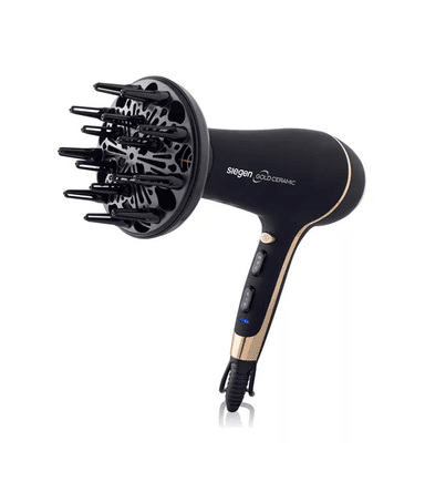 SECADOR DE PELO SIEGEN SG-3035, COLOR EN COLOR NEGRO - 3