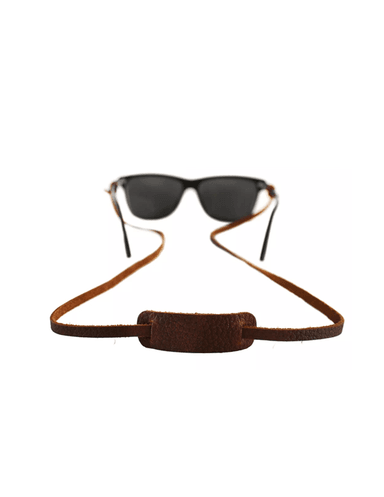STRAP CUERO SUJETADOR STRAP PARA LENTES, COLOR EN COLOR CAFE - 2