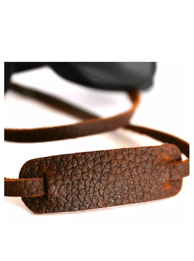 STRAP CUERO SUJETADOR STRAP PARA LENTES, COLOR EN COLOR CAFE - 4