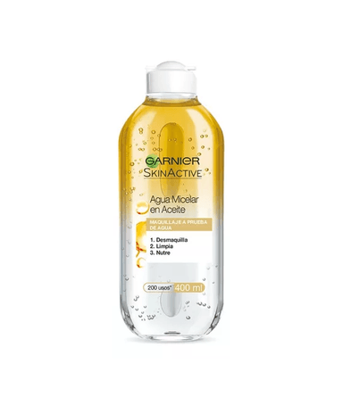 AGUA MICELAR EN ACEITE GARNIER SKIN ACTIVE 400ML, TODO TIPO DE PIEL - 2