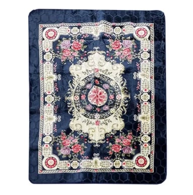 ALFOMBRA REDONDA YUTE 100CM MARRON LISA - 3