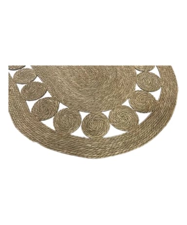 ALFOMBRA REDONDA YUTE NATURAL 120CM DIAMETRO - 3