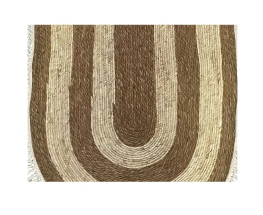 ALFOMBRA REDONDA 140X140CM ANTIDESLIZANTE HOGAR - 2