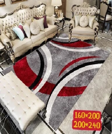 ALFOMBRA REDONDA ESTAMPADO ILUSION 3D 150X150CM - 2