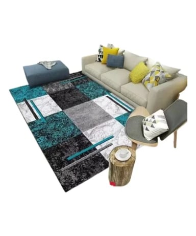 ALFOMBRA YUTE REDONDA FLEQUILLO 120CM - 1