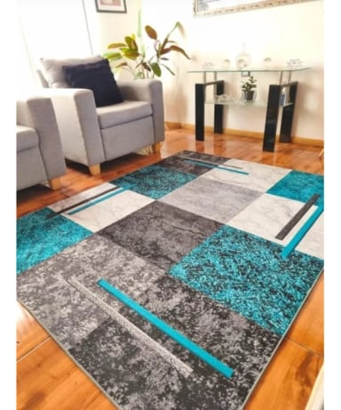 ALFOMBRA YUTE REDONDA FLEQUILLO 120CM - 2