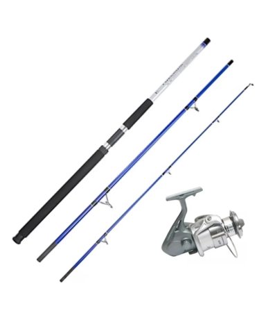SET PESCA CAÑA OKUMA FULCRUM 3.60 M + CARRETE COMPRESSA 50 - 1