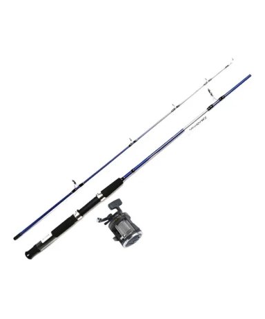 SET OKUMA CAÑA 1.80 M + CARRETE + NYLON + ACCESORIOS - 2