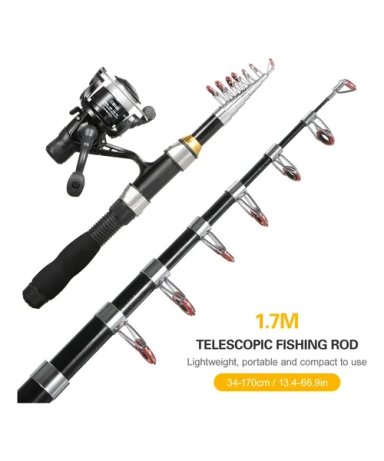 CAÑA PROFESIONAL 2,40M 2000G PARA PESCA PESADA - 2
