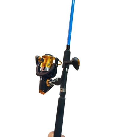COMBO CAÑA PESCAR POKEE 2.10 M + CARRETE + NYLON + SEÑUELO - 2