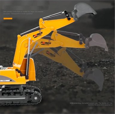 RETROEXCAVADORA RC 1:24 6 CANALES - 2