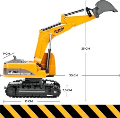 RETROEXCAVADORA RC 1:24 6 CANALES - 5