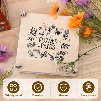 KIT PRENSAS DE FLORES Y PLANTAS ESTAMPADO FLORAL - 6