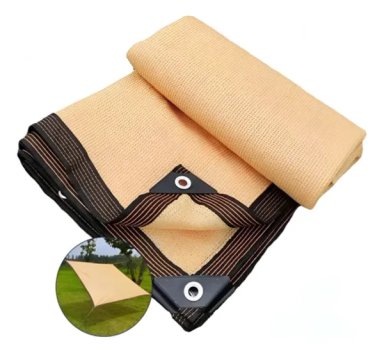 LONA SOMBREADORA RECTANGULAR 4X6 COLOR BEIGE - 1